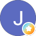 Haines Junction Yukon accommodation icon showing a letter J in a blue circle with a star badge